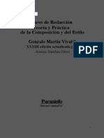 Curso de Redacción Teoría y Práctica de La Composición y Del Estilo