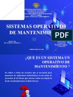 Exposicion. Gerencia. Sistemas Operativos de Mantenimiento