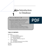 Topic 1 Introduction To Database