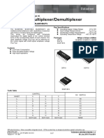 8ch Analog Multiplexer/Demultiplexer: Datasheet