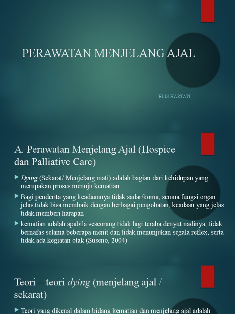 Perawatan Menjelang Ajal | PDF