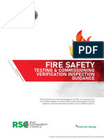 Fire Safety Testing and Commissioning Verification Inspection Guidance