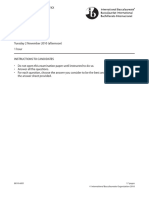 Biology Higher Level Paper 1: 8810-6001 17 Pages © International Baccalaureate Organization 2010