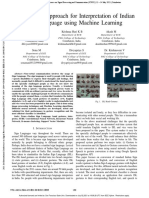 Efficient Approach For ISL Using ML