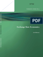 Exchange Rate Economics: Working Paper No.2