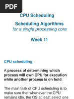 Scheduling Algorithms Update