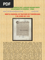 Minuta Do Tratado de Tordesilhas