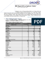 DSWD DROMIC Report #27 On Typhoon "Ambo": Situation Overview