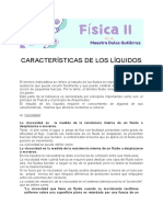 Características de los líquidos: viscosidad, tensión y cohesión