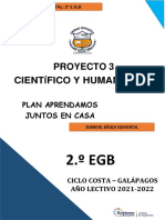 Proyecto 3 Cient Ífico Y Humanístico: Plan Aprendamos Juntos en Casa