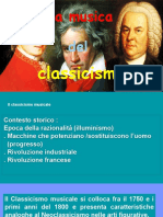 La musica del classicismo