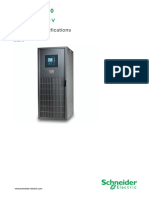 Galaxy 5500 - Specifications | PDF | Safety | Alternating Current