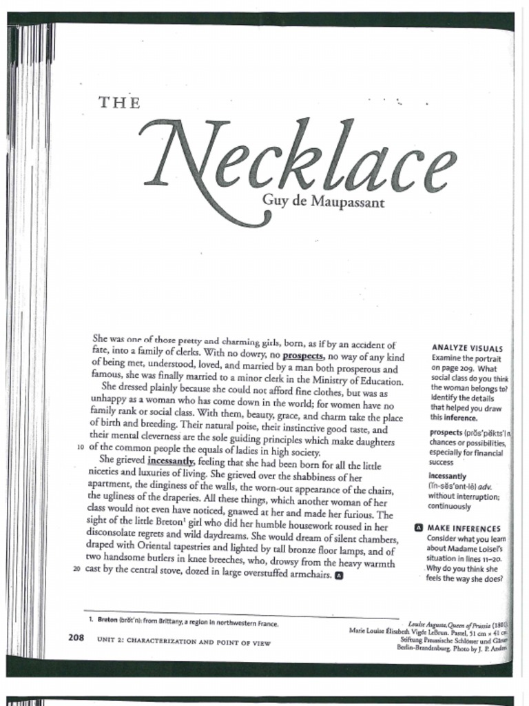 The Necklace Text | PDF