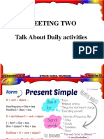 Meeting Two: Talk About Daily Activities