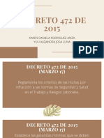 Decreto 472 de 2015