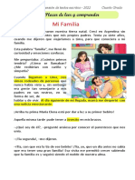 Comprensión de Lectura La Familia