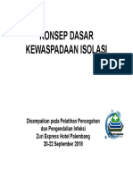 Konsep Kwaspadaan Isolasi