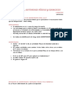 Nutrición, Actividad Física y Ejercicio (1P) - Apt