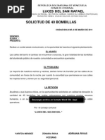 Consejo Comunal Carta de Postulacion