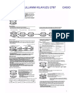 Kullanim Kilavuzu 2787 Casio: Buk Ilavuz Hakkında