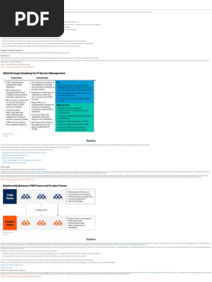 Gartner - 2022 Strategic Roadmap for ITSM