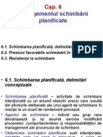 Managementul Schimbării Planificate