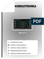 Manual Centralita NE274 Nordelettronica