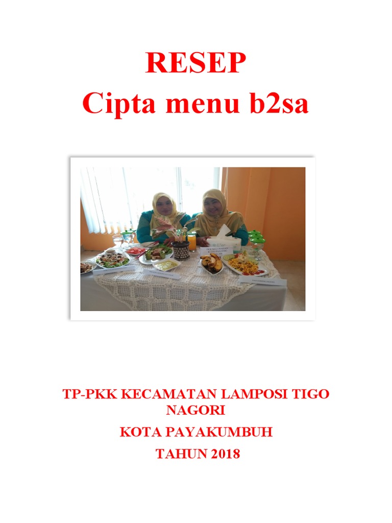 Resep Menu B2SA untuk Makan Siang | PDF