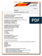 Fundamentos de Genética e Sistema Digestório