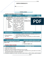 Sesiones de La Unidad 1°