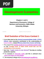 Dvielopmetal Economics Chap 1 & 2 Students