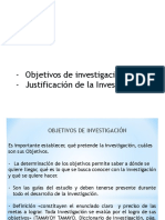 Objetivos de Investigación