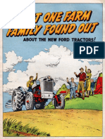 Comic Book What One Farm Family Found Out About The New Ford Tractors