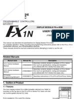 FX1N-5DM Display Module UserManual - April 2015