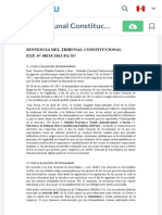 Grupal 2 - Tribunal Constitucional 0234-2013 - FACULTAD DE DERECHO ESCUELA ACADEMICO PROFESIONAL DE - StuDocu