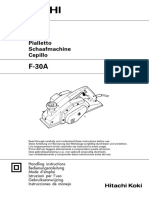 Hitachi F30A Manual