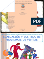 T Diapositivas Evaluacion y Control de Programas de Ventas