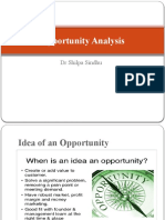 Opportunity Analysis: DR Shilpa Sindhu