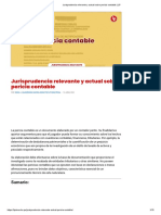 Jurisprudencia Relevante y Actual Sobre Pericia Contable - LP