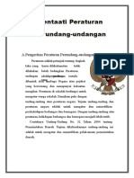 Mentaati Peraturan Perundang Undangan