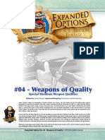 Expanded Options 04 - Items of Quality Weapons