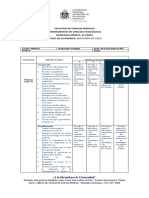 Rúbrica de evaluación - Fisiologia Médica. III corte. I sem. 2022.