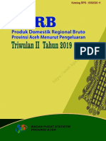Produk Domestik Regional Bruto Provinsi Aceh Menurut Pengeluaran Triwulan II 2019