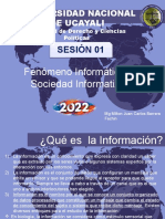 SESION 01 - Fenómeno Informático y La Sociedad Informatizada
