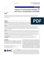 Health Equity Impact of Community-Initiated Kangaroo Mother Care: A Randomized Controlled Trial