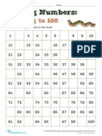 Counting To 100: Missing Numbers