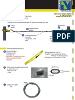 Línea de Vida Horizontal Fija de Cable de Acero