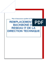 Plan D'assurance Qualite - Remplacement Du Backbone Du Reseau It de La Direction Technique - Moov Africa