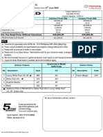 On The Road Price Without Insurance 446,609.00 446,809.00: Price List For Peninsular Malaysia Effective From 15