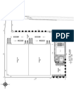 Site plan and layout for office and warehouse complex